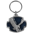 Eagle Metal Key Chain with Enameled Details